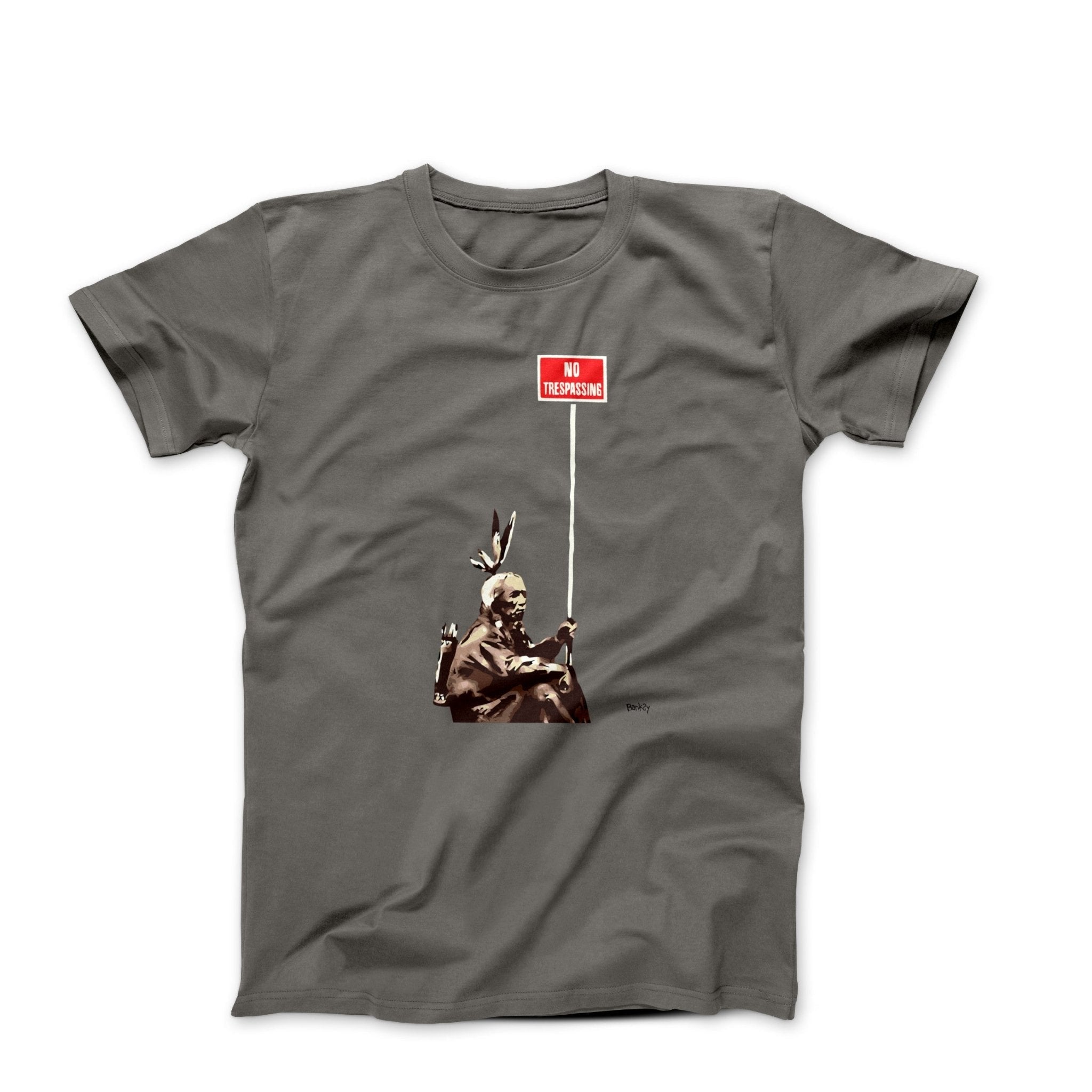 Banksy No Trespassing Street Art T-shirt