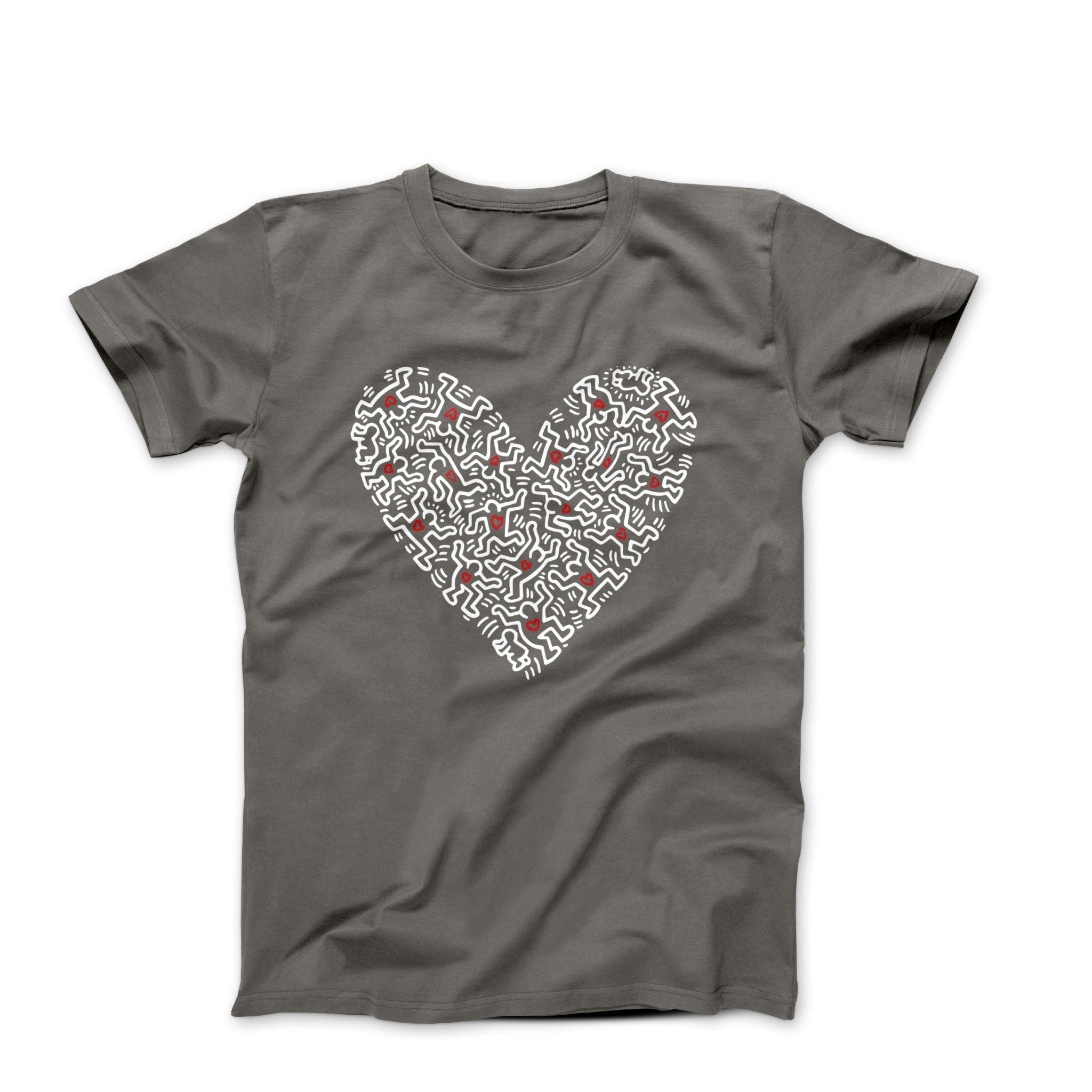 Heart of Men Street Art T-shirt