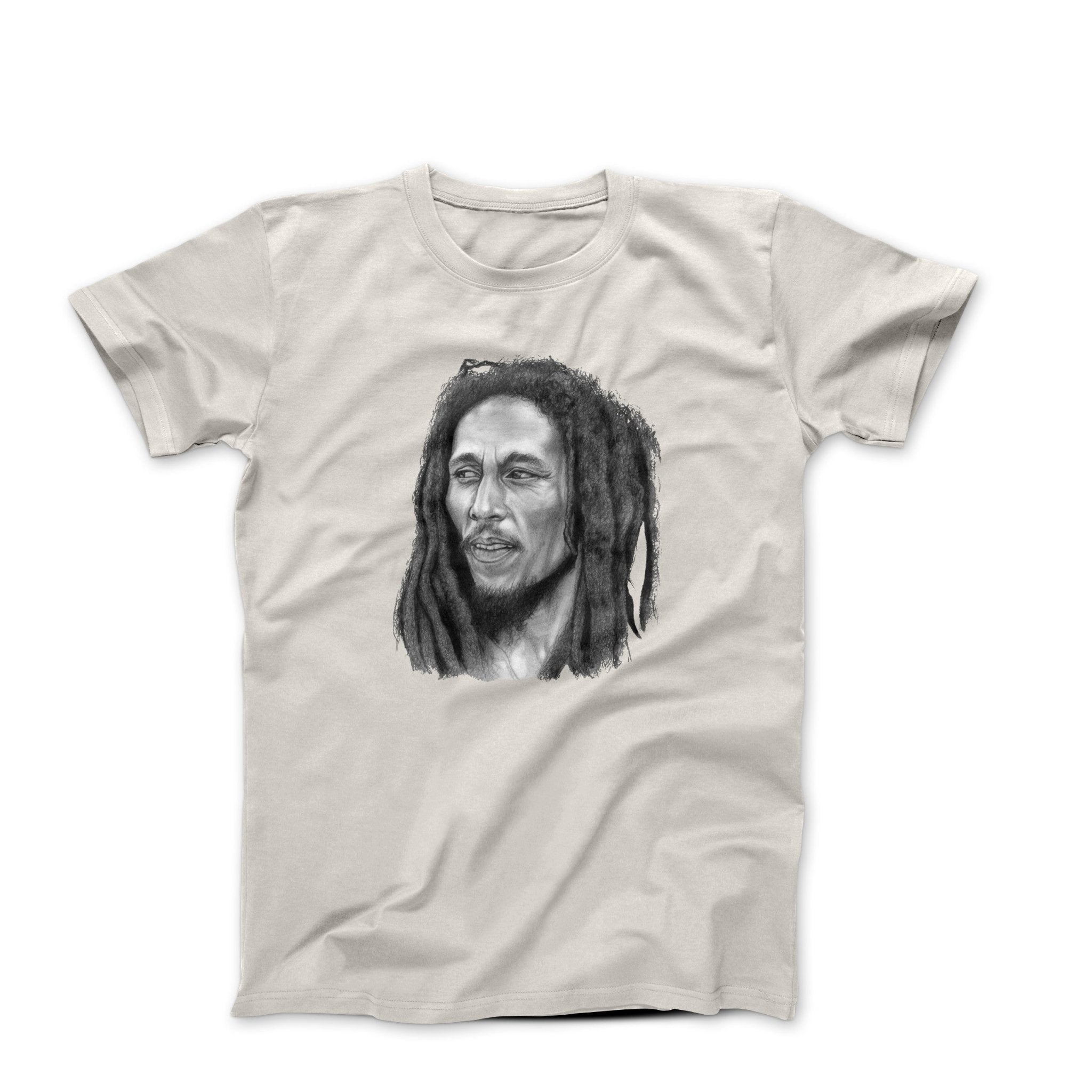 Bob Marley Pencil Drawing T-shirt