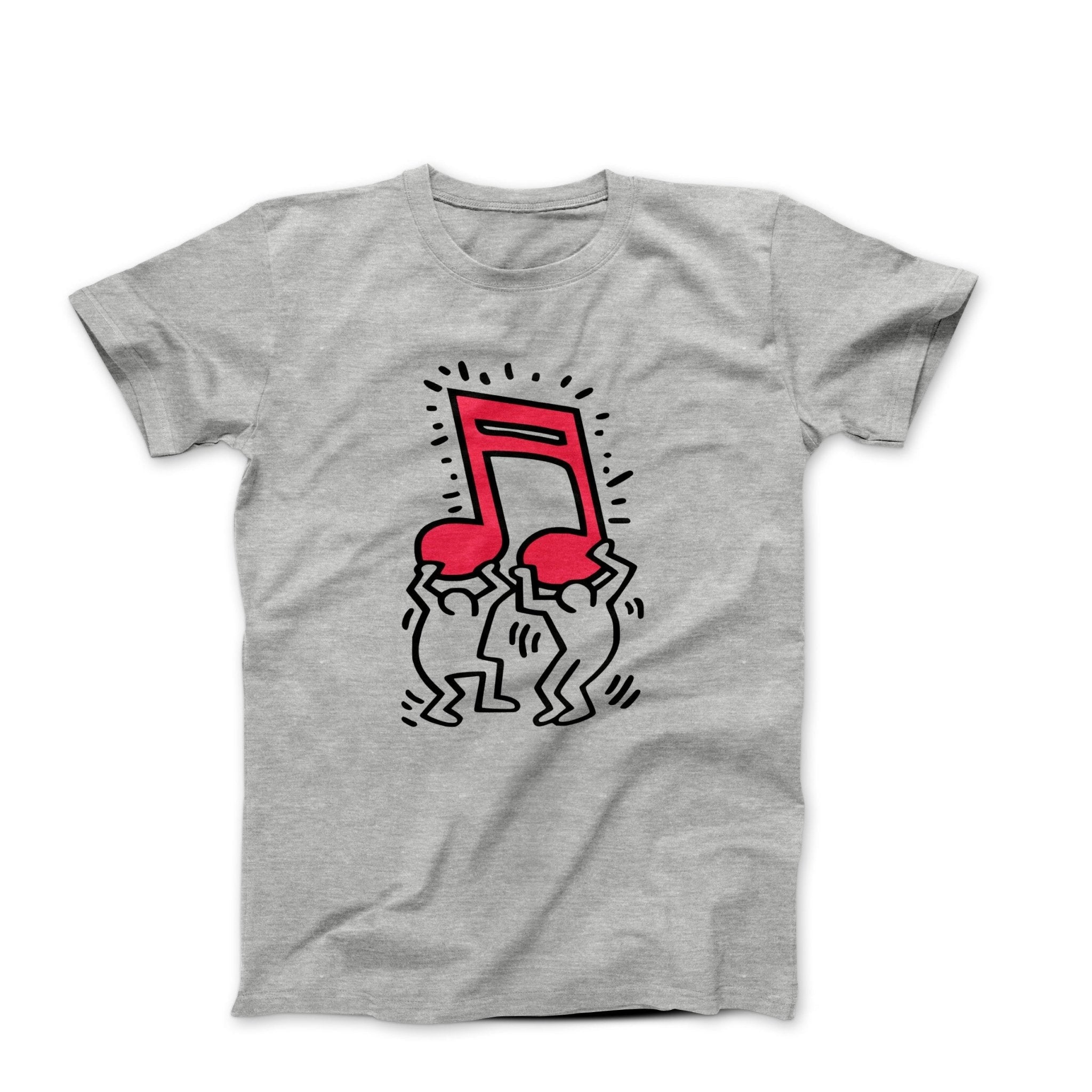 Men Holding Music Street Art T-shirt