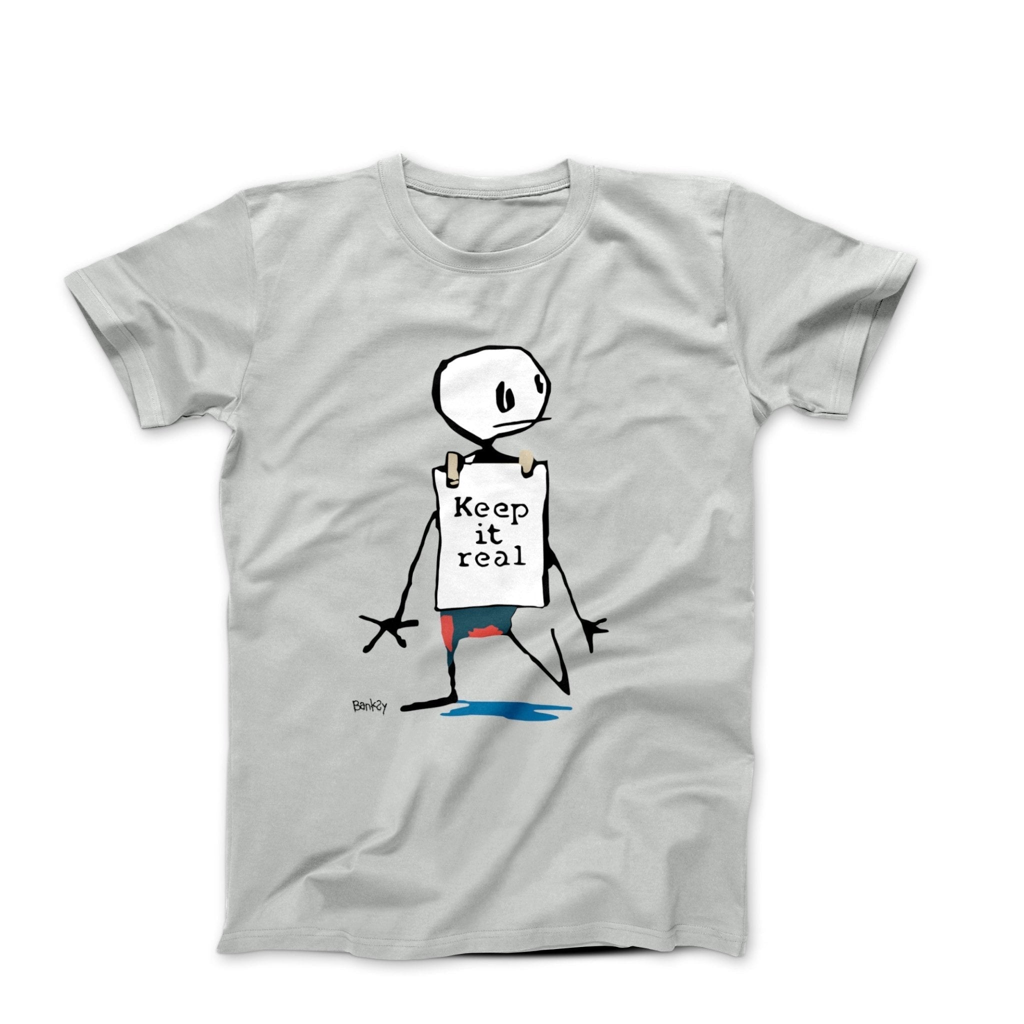 Banksy Keep It Real Street Art T-shirt