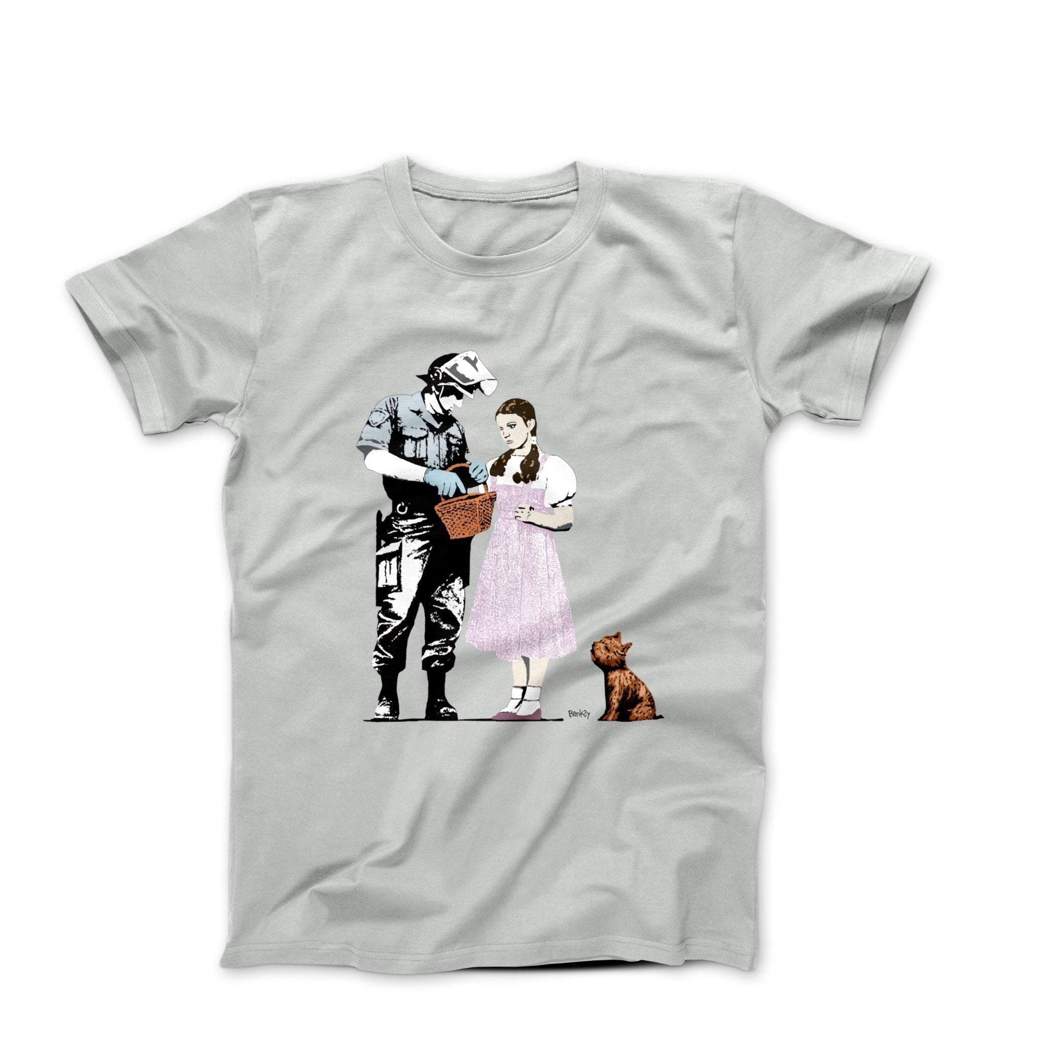 Banksy Stop and Search Street Art T-shirt