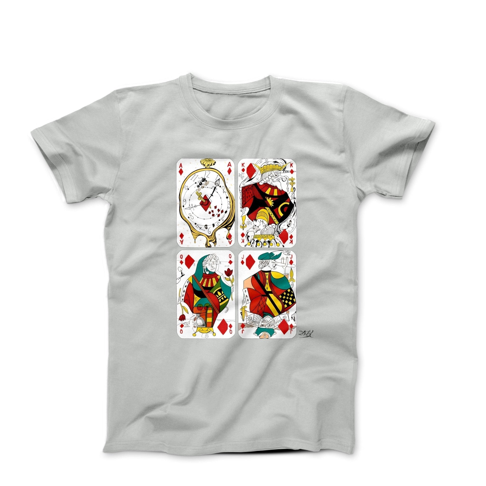 Dali Playing Cards Artwork T-shirt