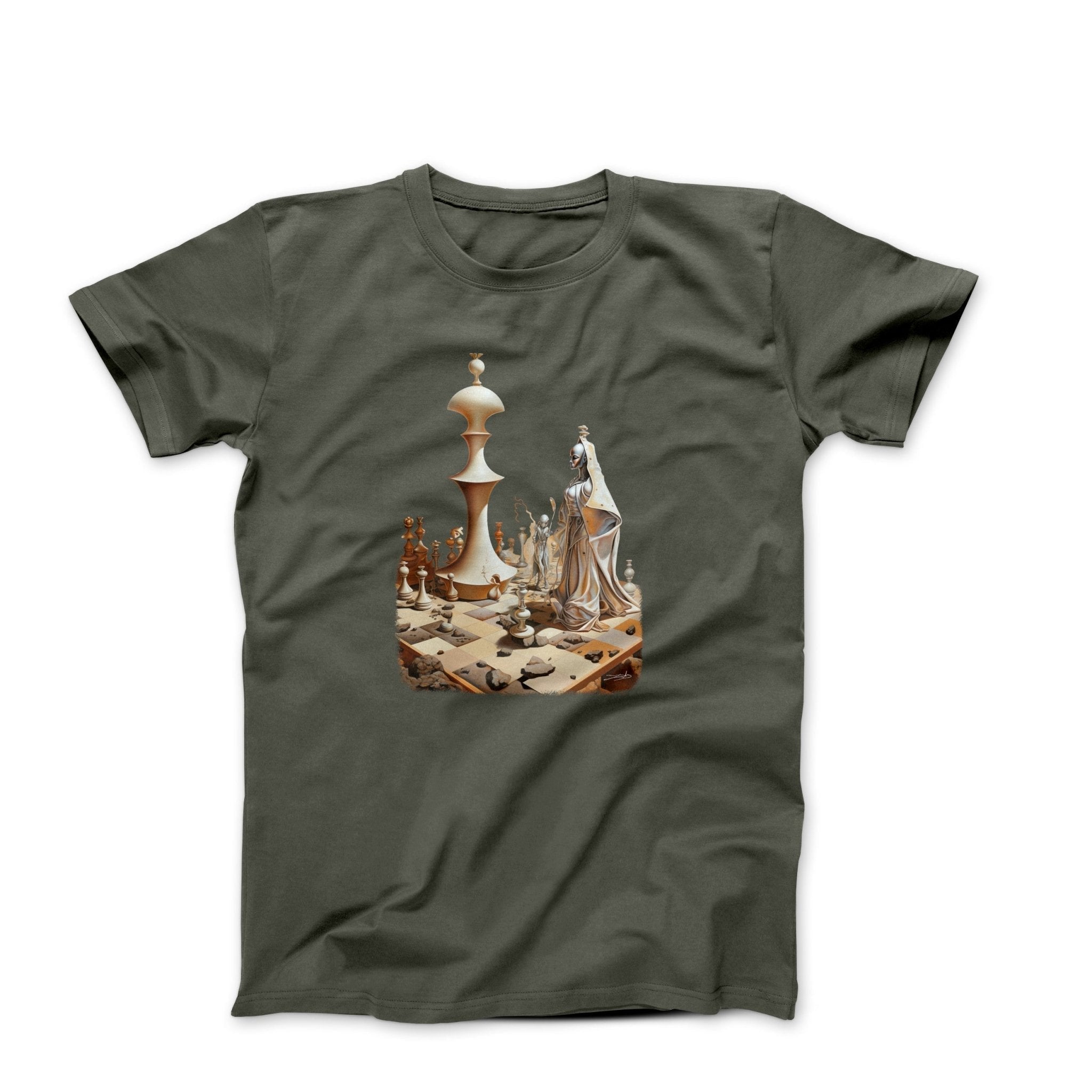 Dali Life Is A Game of Chess Artwork T-shirt