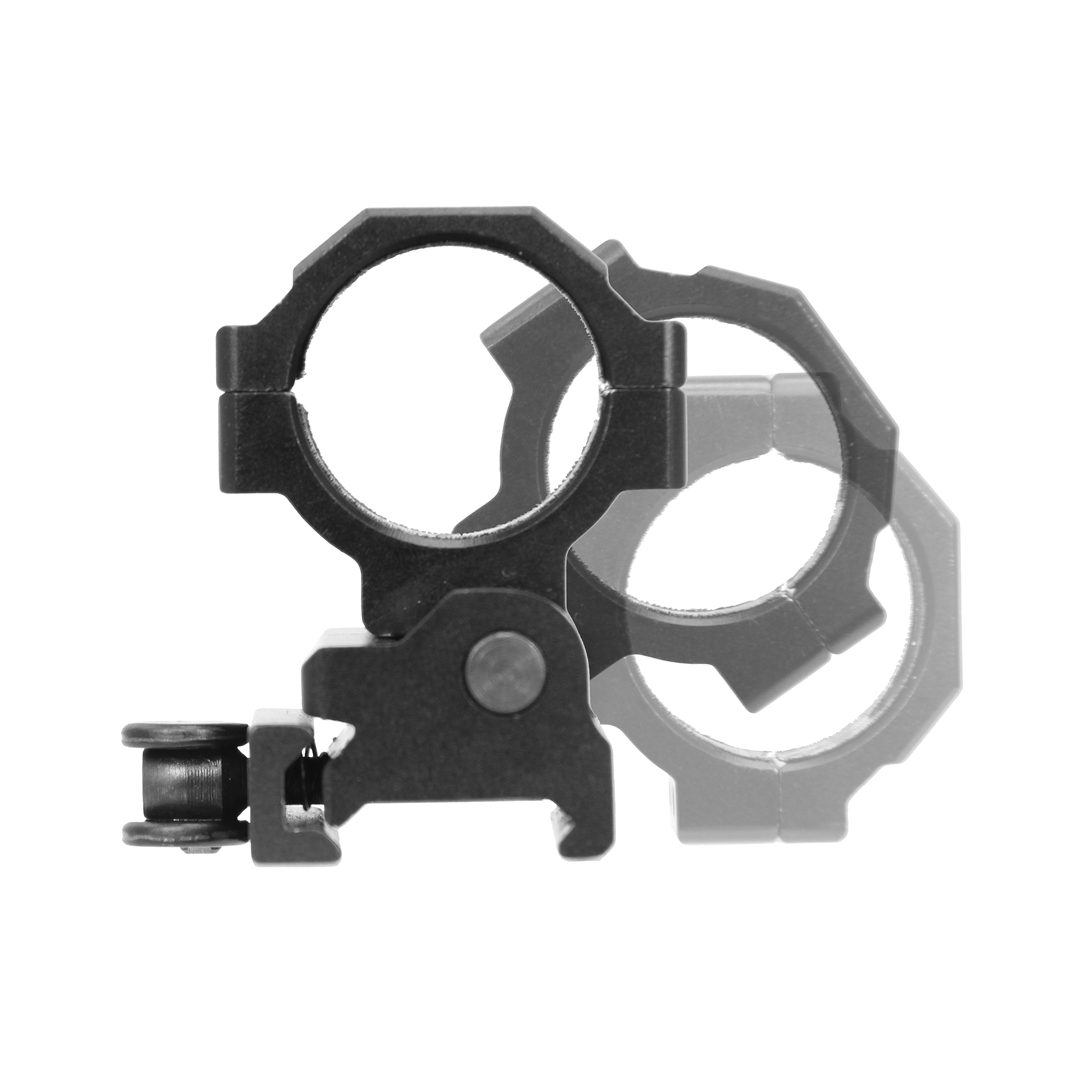 UTG 30mm Flip to Side Picatinny Weaver Quick Detach Ring Mount Aluminum