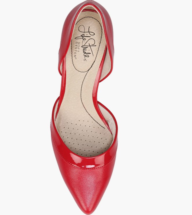 LifeStride Women's Saldana d'Orsay Pump Fire Red - Picture 13 of 21