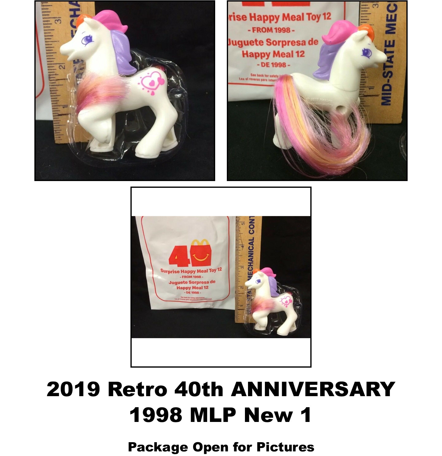 McDonald's My Little Pony Toys-Vintage to Modern-Choose! - Picture 37 of 37