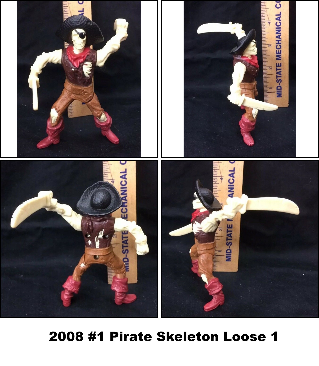 McDonald's 2006/2008 Disney Pirates of the Caribbean Toys-Choose!
