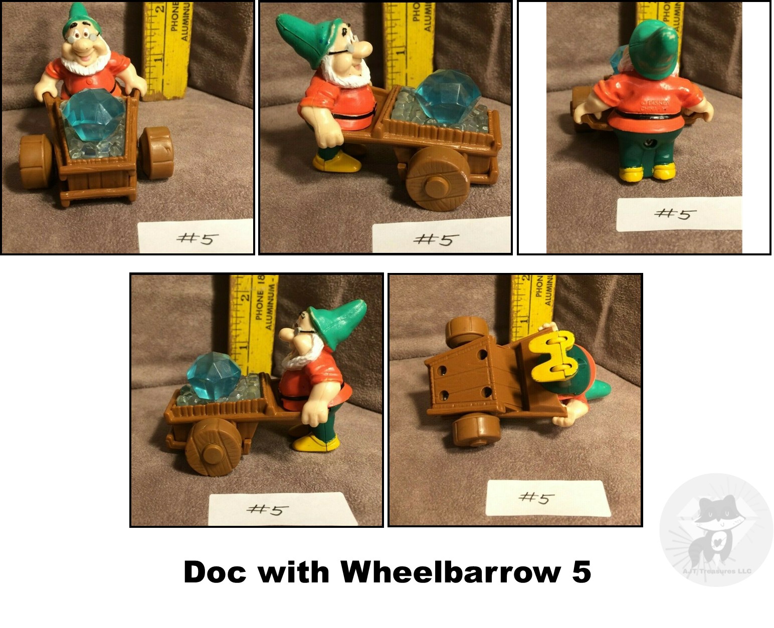McDonald's 1992/2001 Disney Snow White Toys-Pick! - Picture 9 of 40