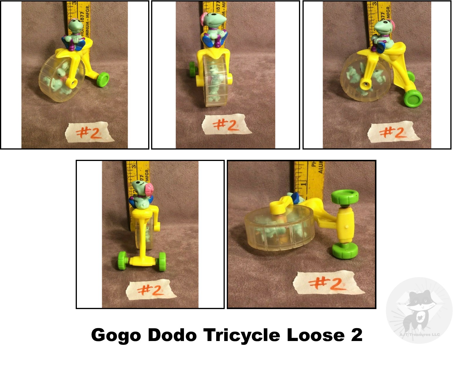 McDonald's 1992 Vintage Looney Tunes Tiny Toons Whacky Rollers-Pick Your Fav! - Picture 21 of 35