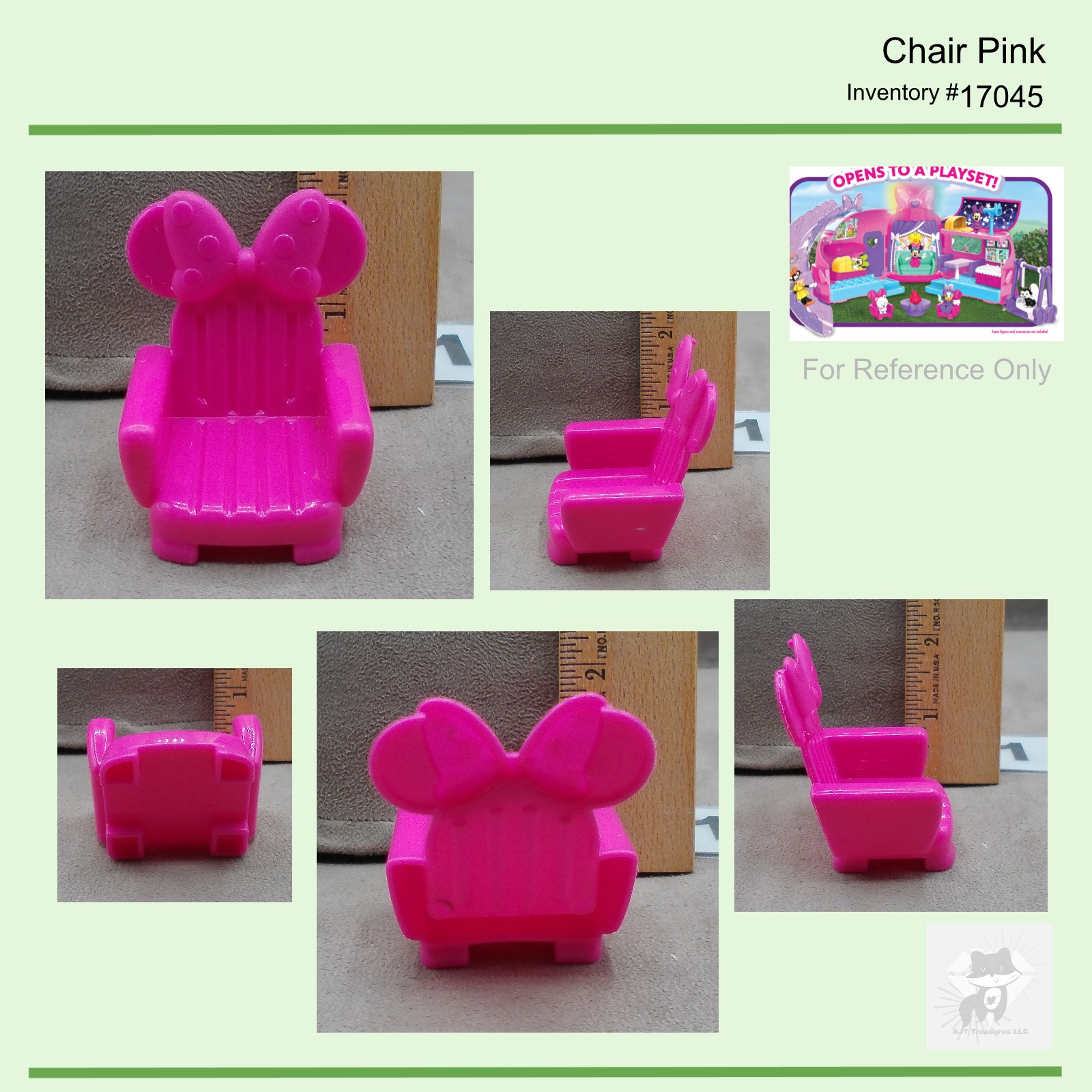 Disney JR Minnie Mouse Bows-A-Glow Rolling Glamper Replacement Parts-Pick!