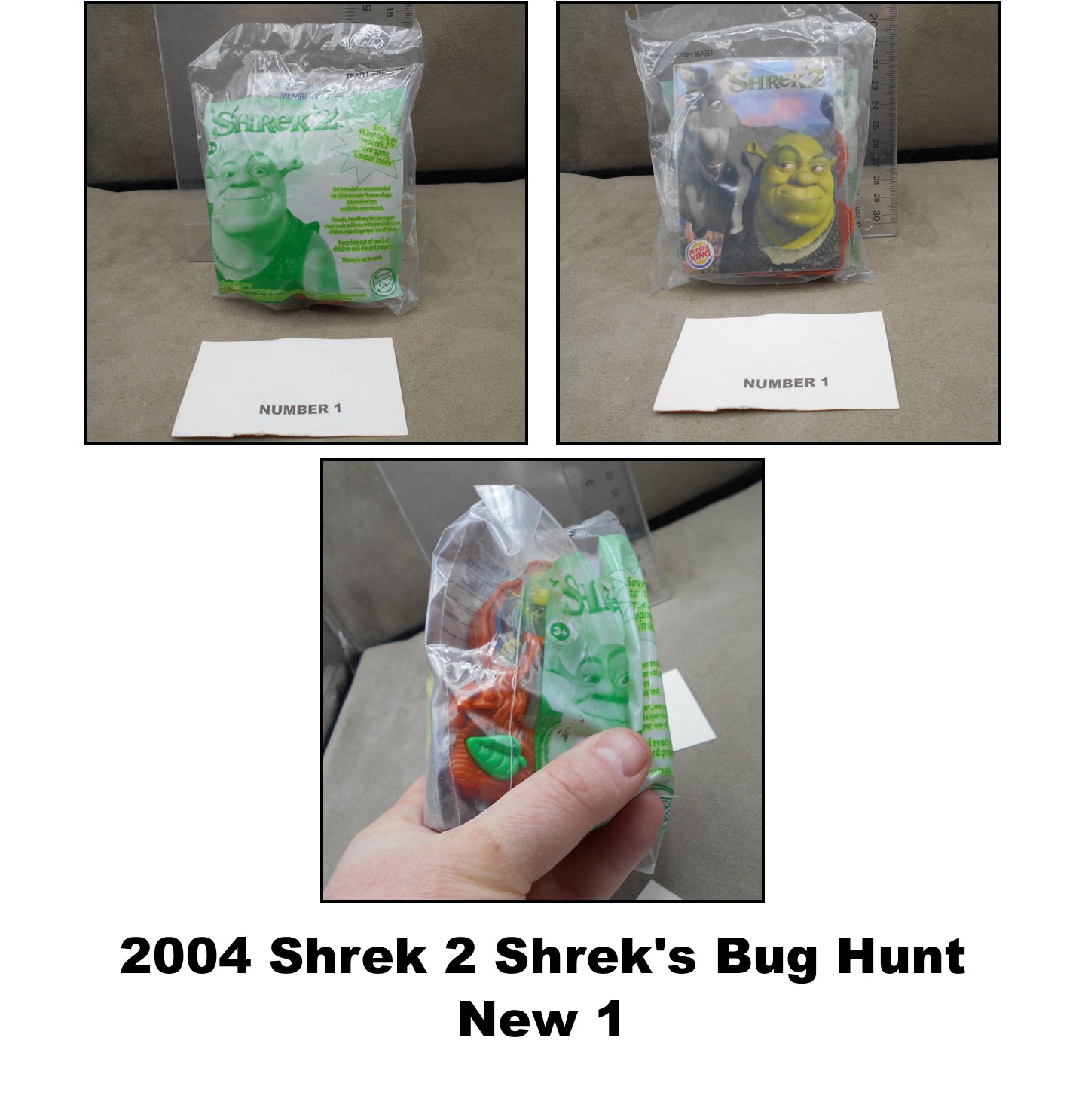 Burger King 2001 Shrek/2004 Shrek 2 Collectible Toy-Pick!