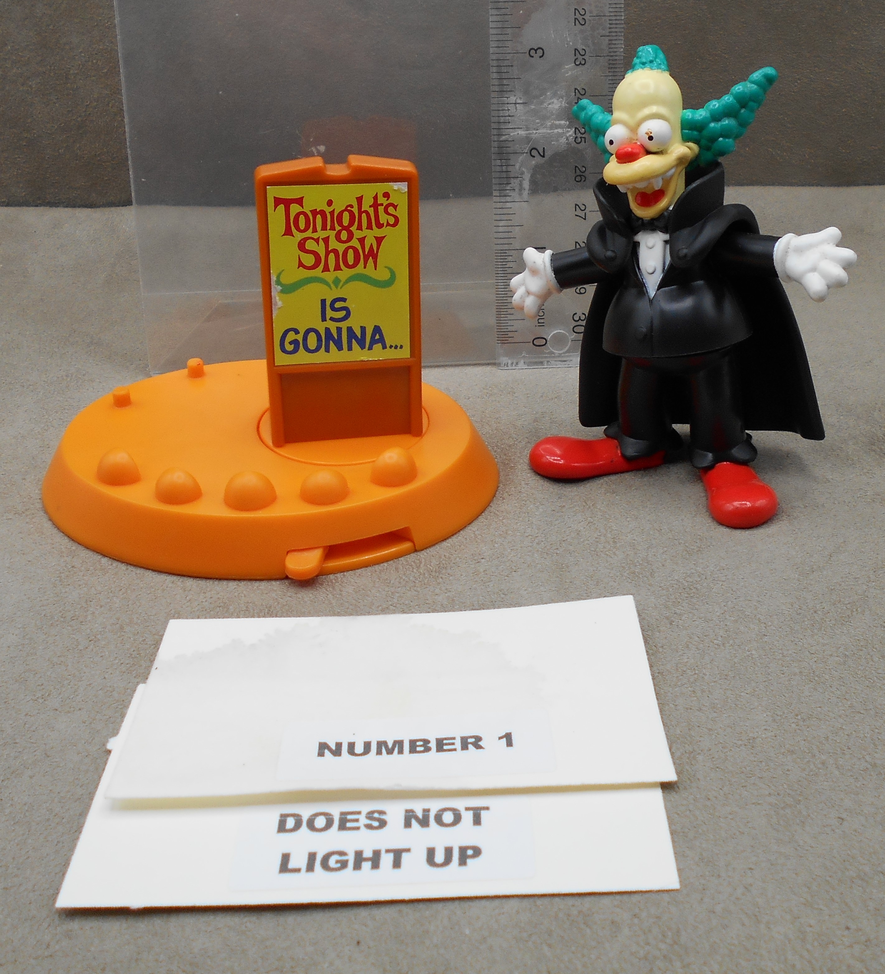 Details about   2001 Burger King The Simpsons Treehouse of Horror Halloween Spooky Action Figure 