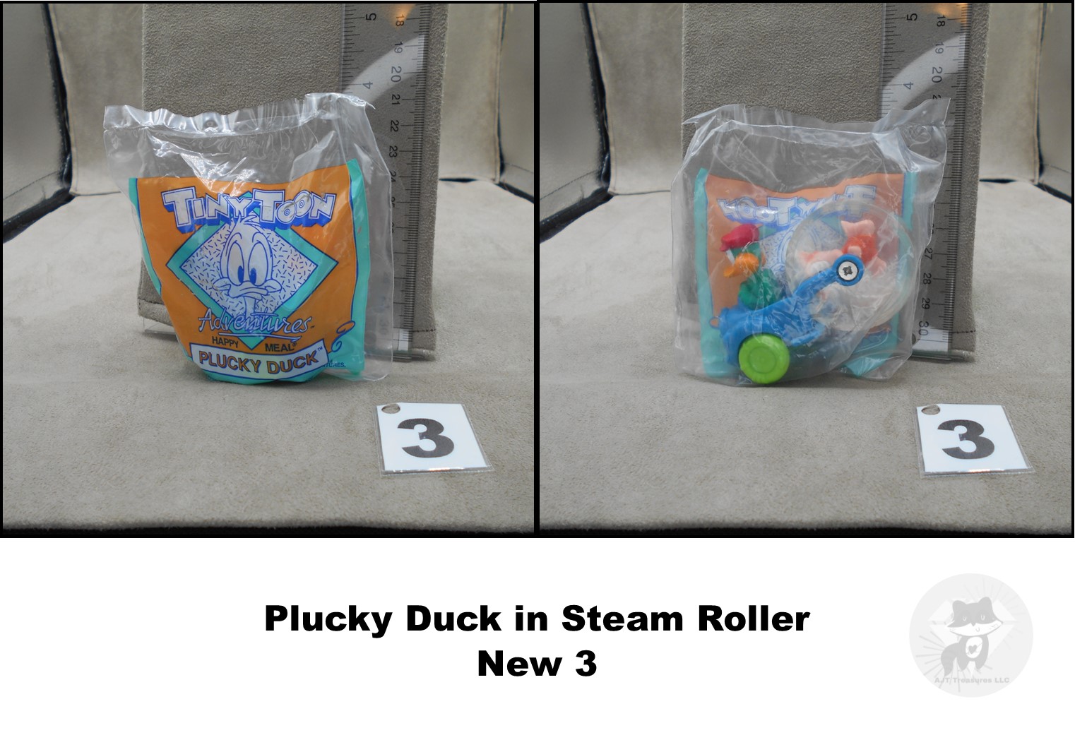 McDonald's 1992 Vintage Looney Tunes Tiny Toons Whacky Rollers-Pick Your Fav! - Picture 29 of 35