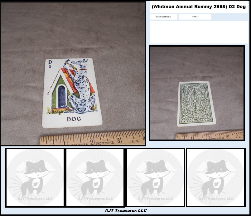 Vintage Whitman Card Game Replacement Cards-Various Years/Games-Pick! - Picture 10 of 111