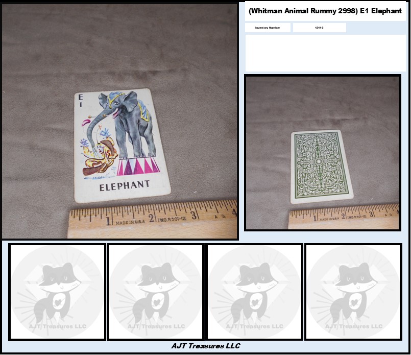 Vintage Whitman Card Game Replacement Cards-Various Years/Games-Pick! - Picture 13 of 111