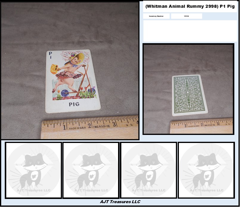 Vintage Whitman Card Game Replacement Cards-Various Years/Games-Pick! - Picture 32 of 111