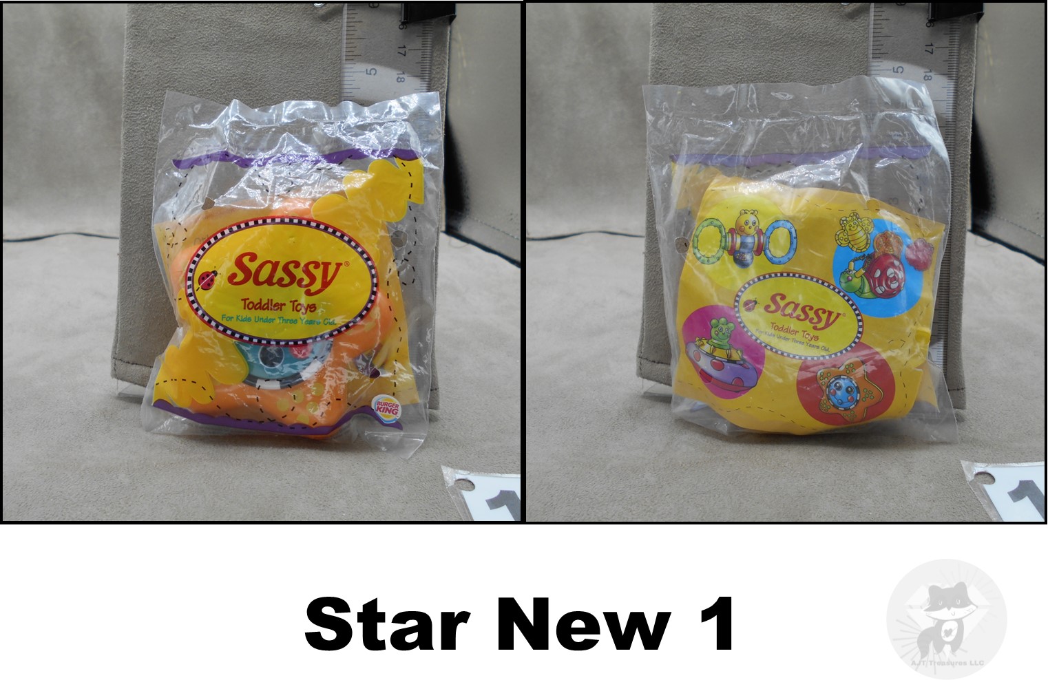 Burger King 2001 Sassy Under 3 Toddler Toys-Pick! - Picture 4 of 5
