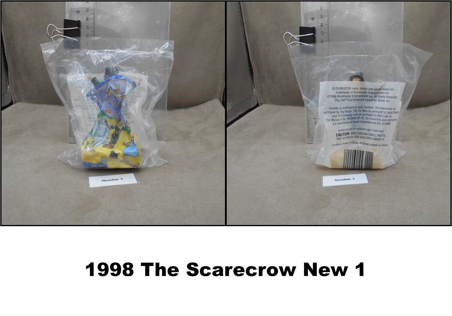 Blockbuster 1998 Play Pak Wizard of Oz Vintage Collector Figures-Pick! - Picture 19 of 36