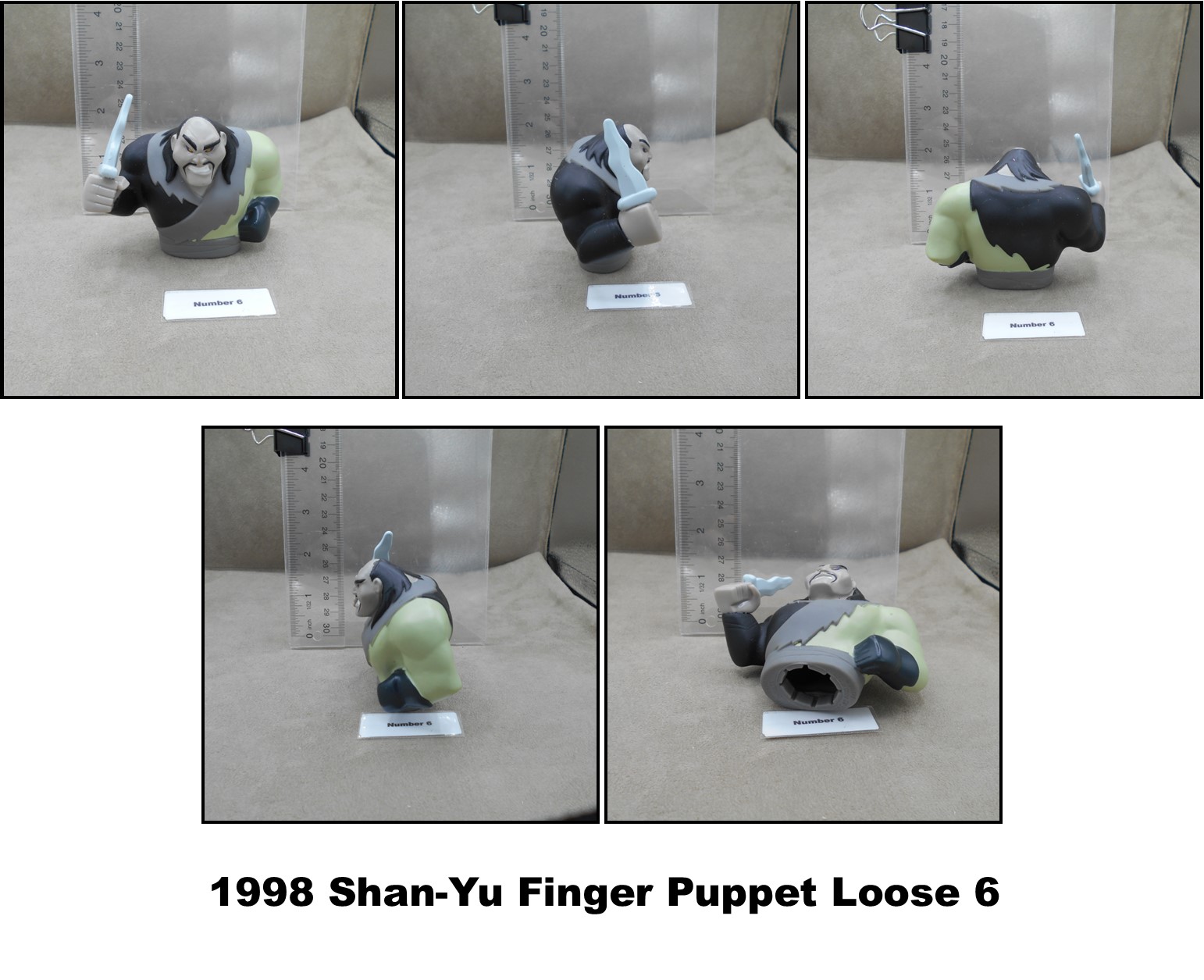 Blockbuster 1998 Play Pak Disney Mulan Finger Puppets-Pick! - Picture 26 of 29