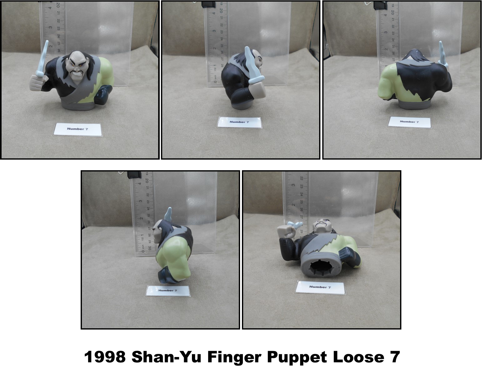 Blockbuster 1998 Play Pak Disney Mulan Finger Puppets-Pick! - Picture 27 of 29
