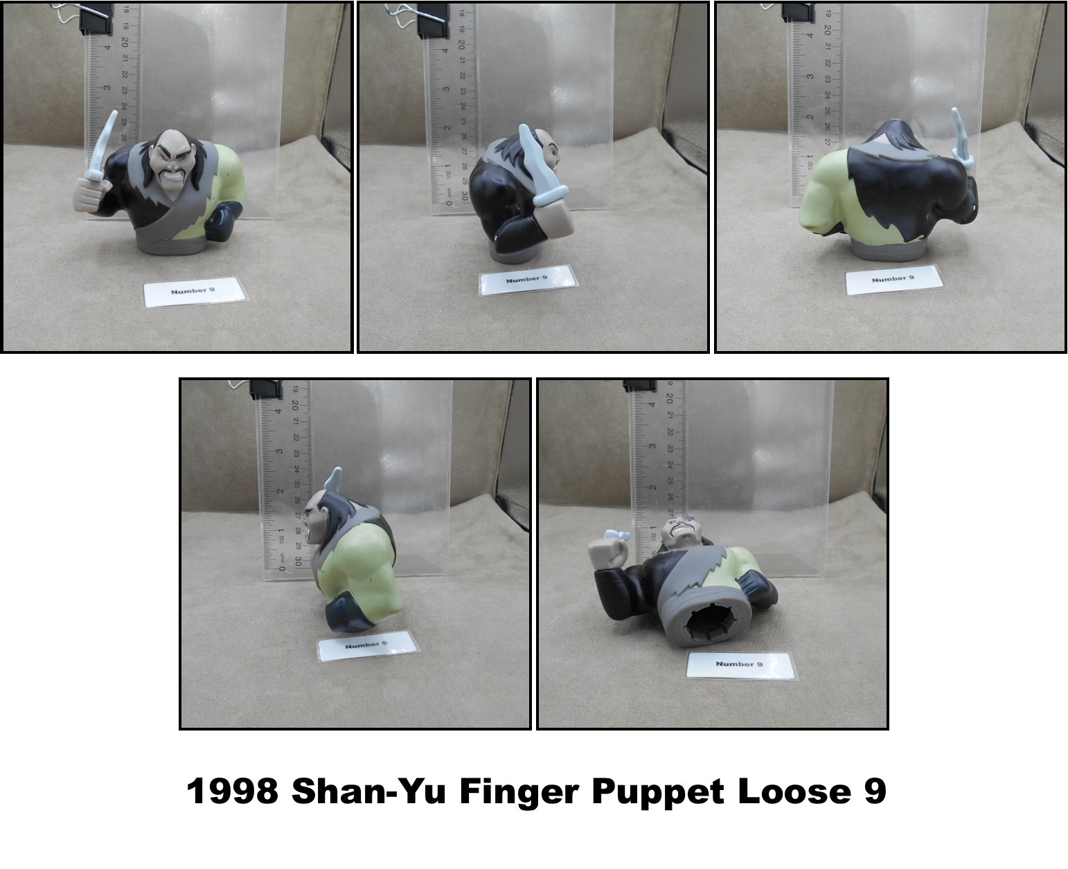 Blockbuster 1998 Play Pak Disney Mulan Finger Puppets-Pick! - Picture 29 of 29