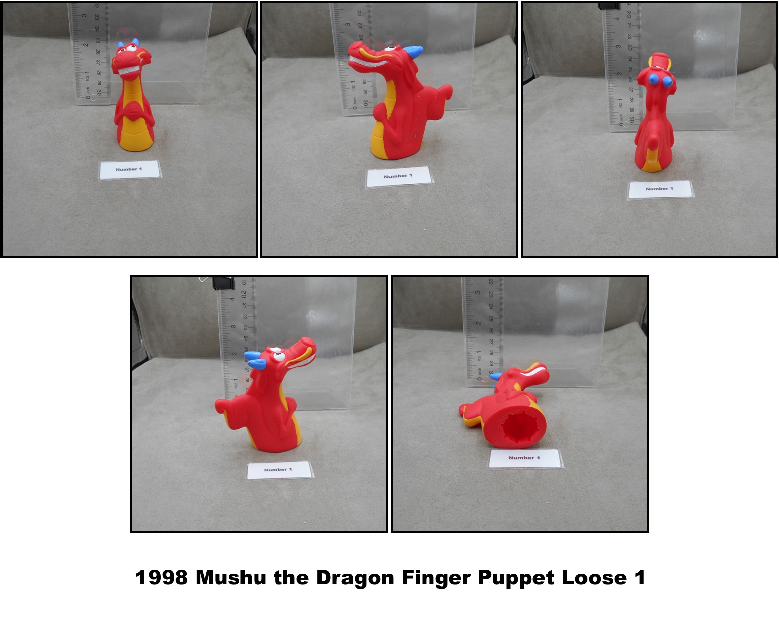 Blockbuster 1998 Play Pak Disney Mulan Finger Puppets-Pick! - Picture 14 of 29