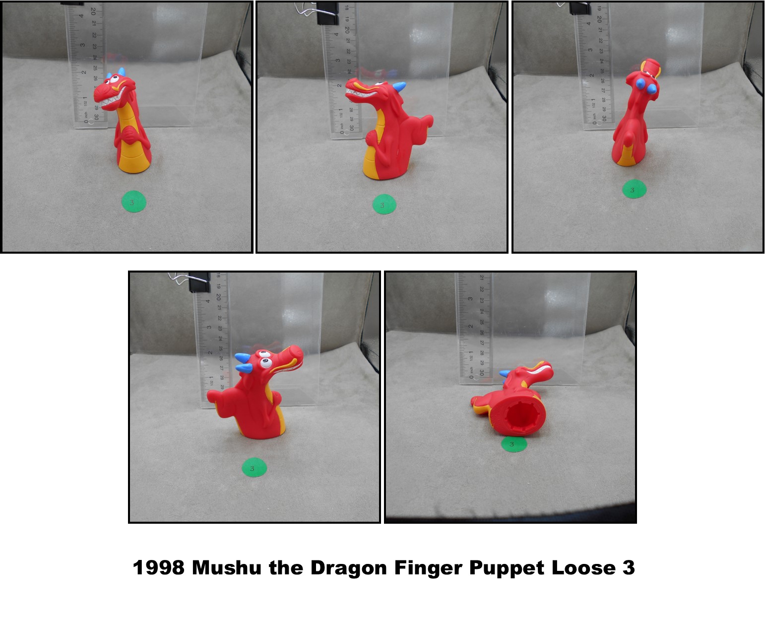 Blockbuster 1998 Play Pak Disney Mulan Finger Puppets-Pick! - Picture 16 of 29