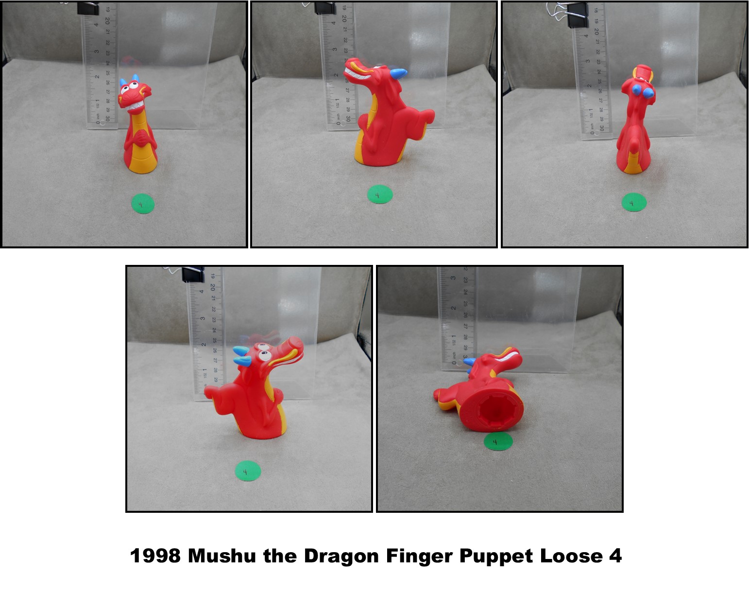 Blockbuster 1998 Play Pak Disney Mulan Finger Puppets-Pick! - Picture 17 of 29