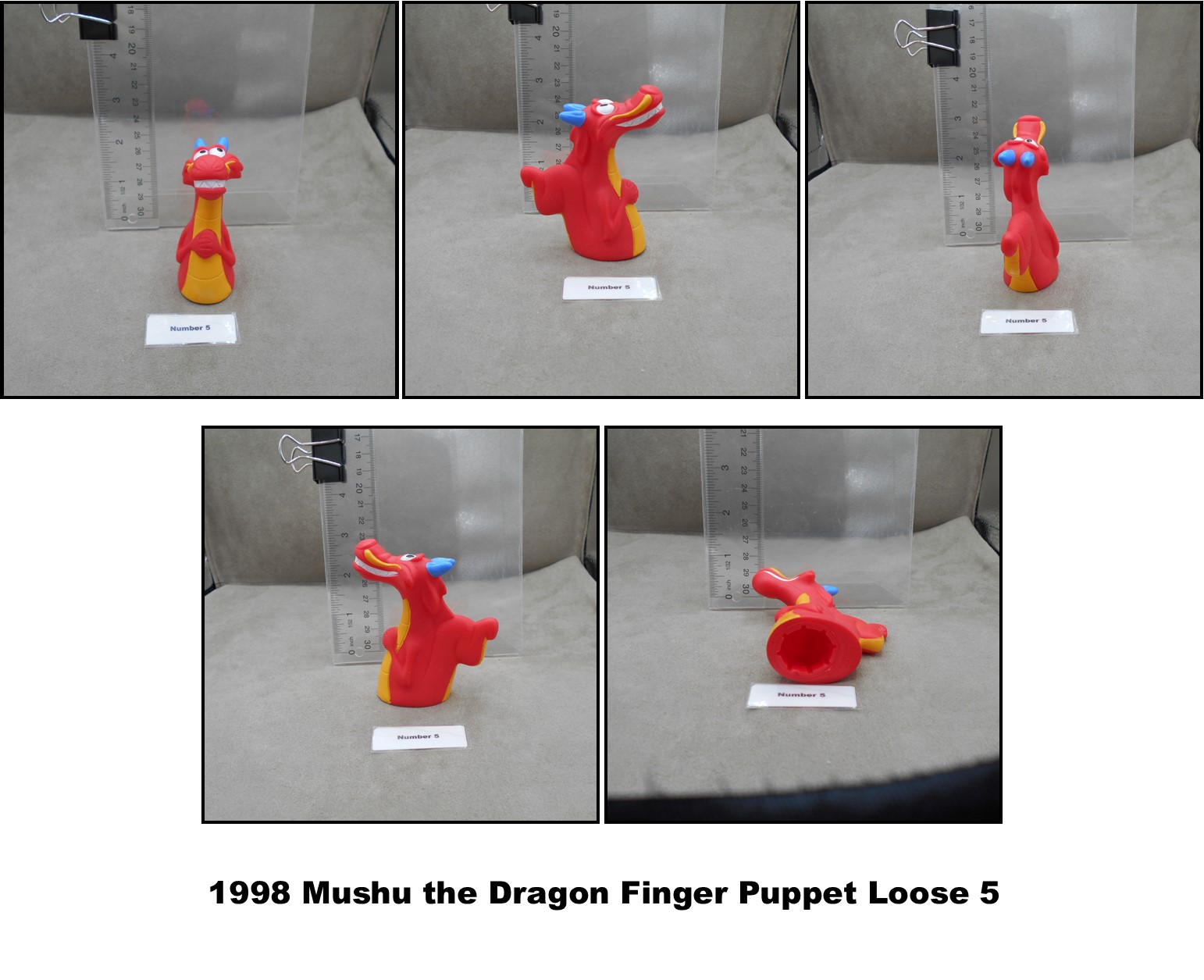 Blockbuster 1998 Play Pak Disney Mulan Finger Puppets-Pick! - Picture 18 of 29
