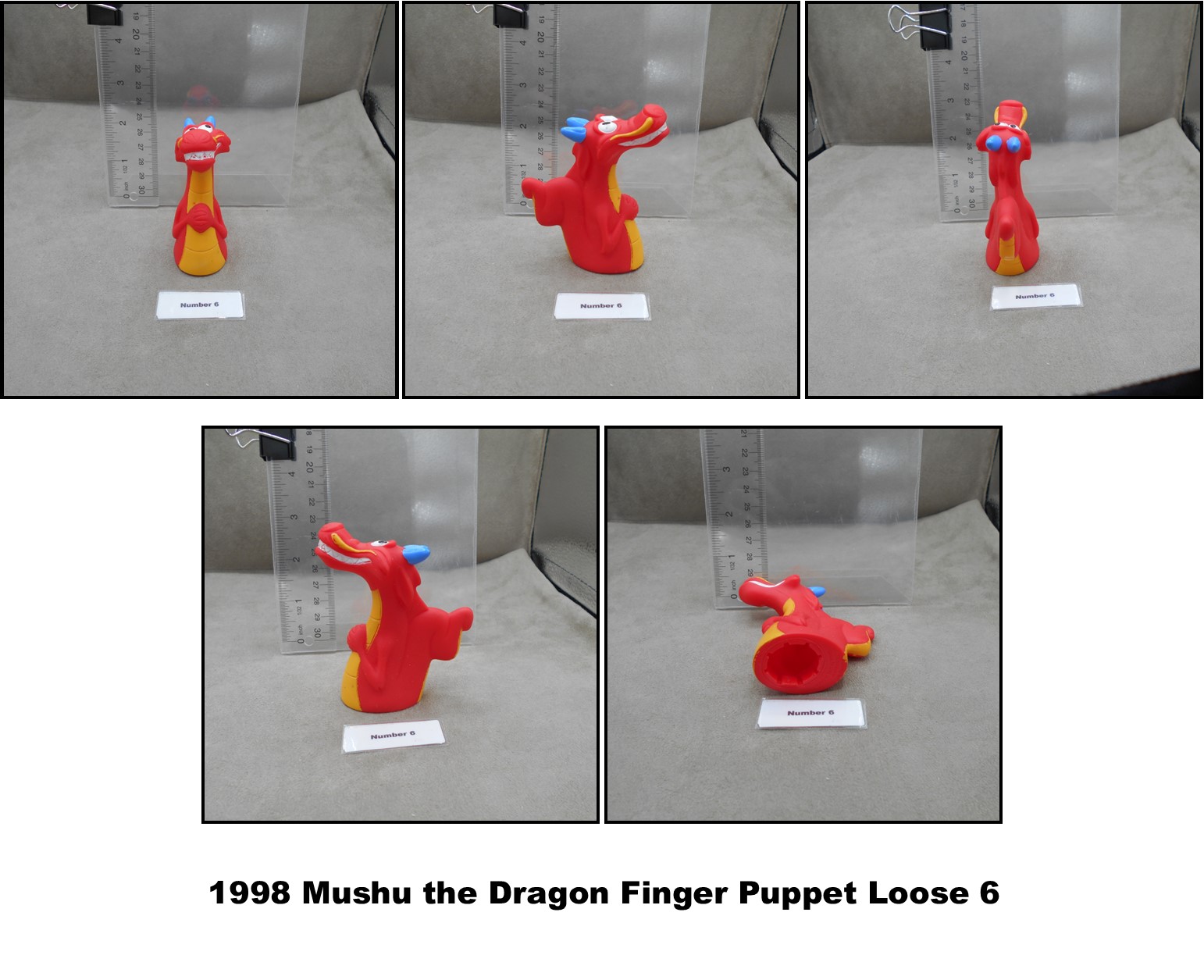 Blockbuster 1998 Play Pak Disney Mulan Finger Puppets-Pick! - Picture 19 of 29
