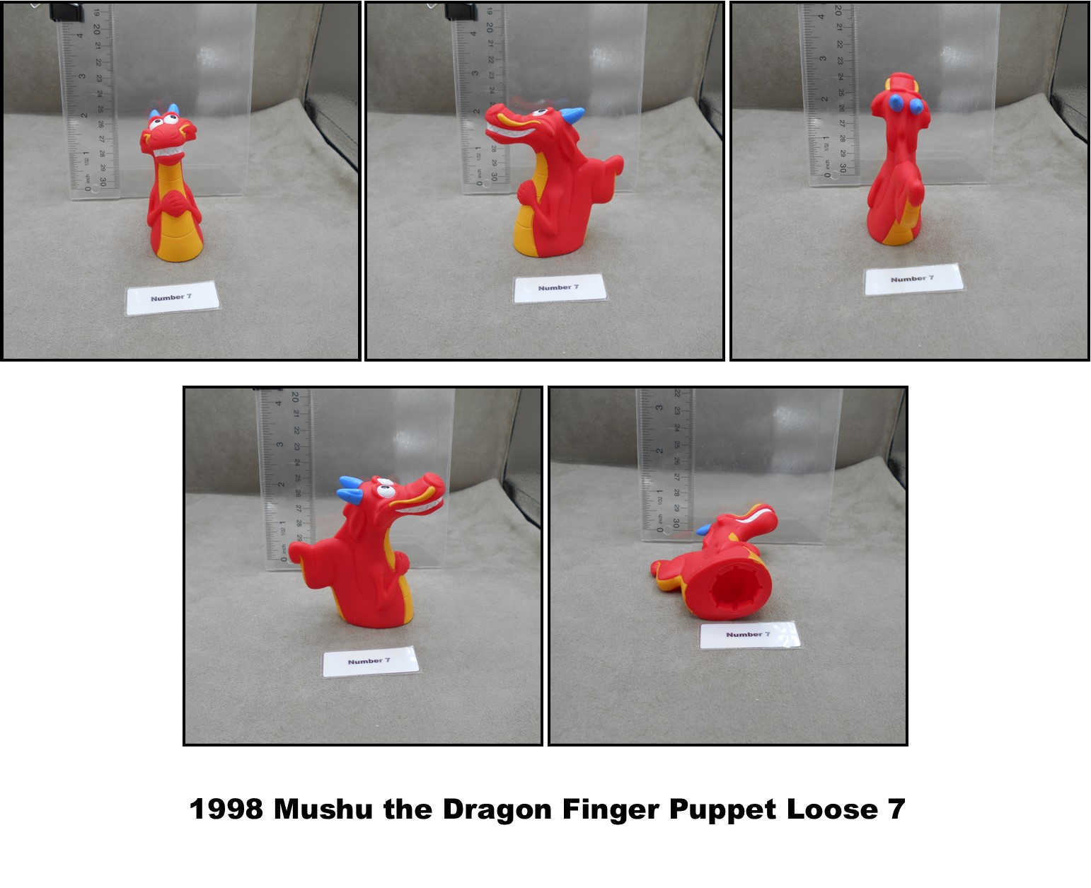 Blockbuster 1998 Play Pak Disney Mulan Finger Puppets-Pick! - Picture 20 of 29