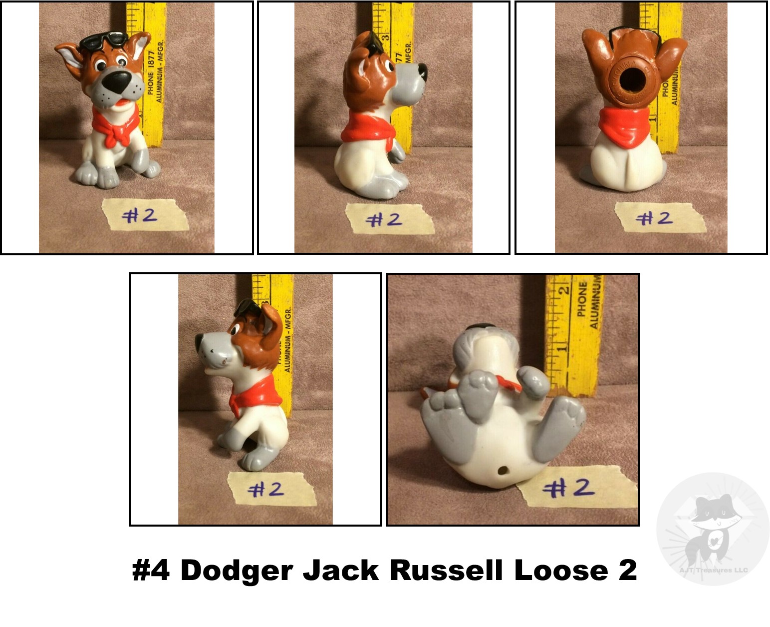 McDonald's 1988 Vintage Disney Oliver & Company Finger Puppets-Pick! - Picture 9 of 11