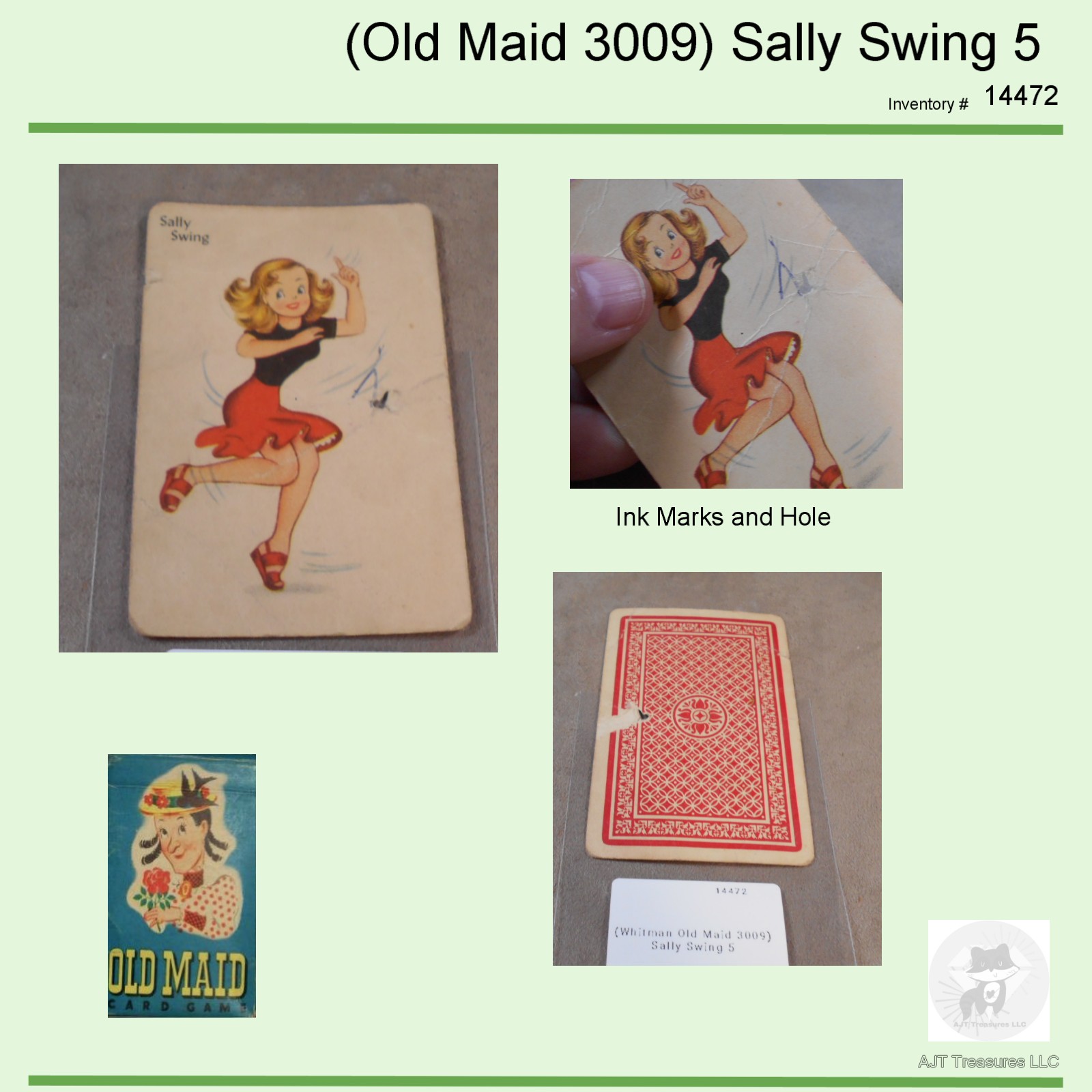 Vintage Whitman Card Game Replacement Cards-Various Years/Games-Pick! - Picture 89 of 111