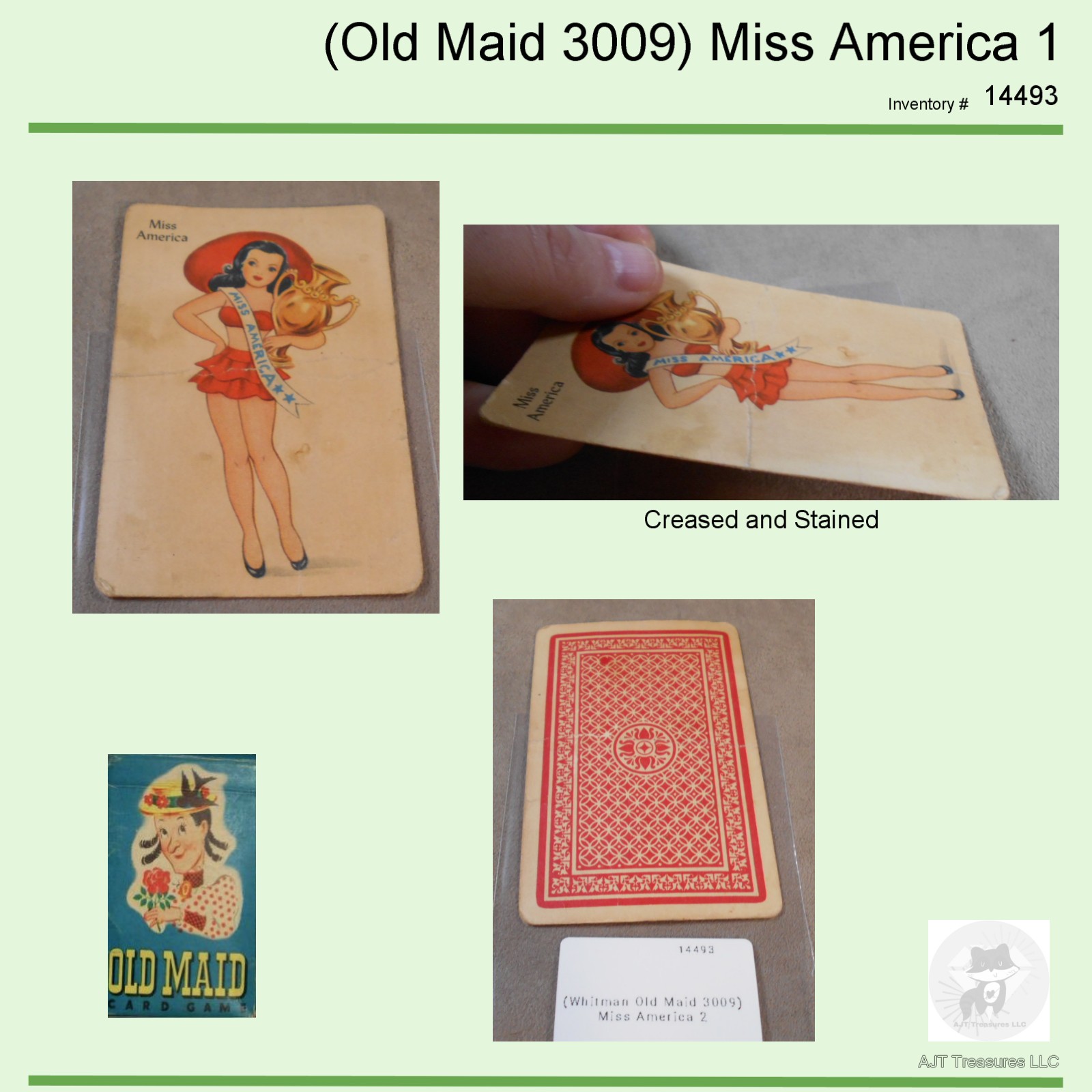 Vintage Whitman Card Game Replacement Cards-Various Years/Games-Pick! - Picture 83 of 111