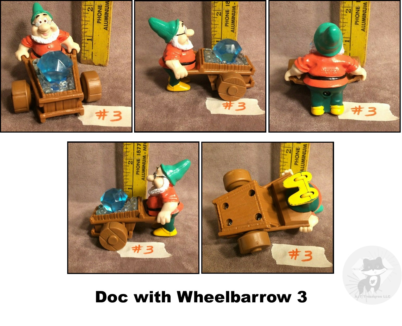 McDonald's 1992/2001 Disney Snow White Toys-Pick! - Picture 8 of 40
