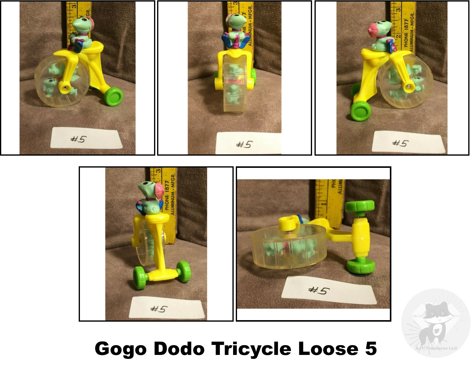 McDonald's 1992 Vintage Looney Tunes Tiny Toons Whacky Rollers-Pick Your Fav! - Picture 24 of 35