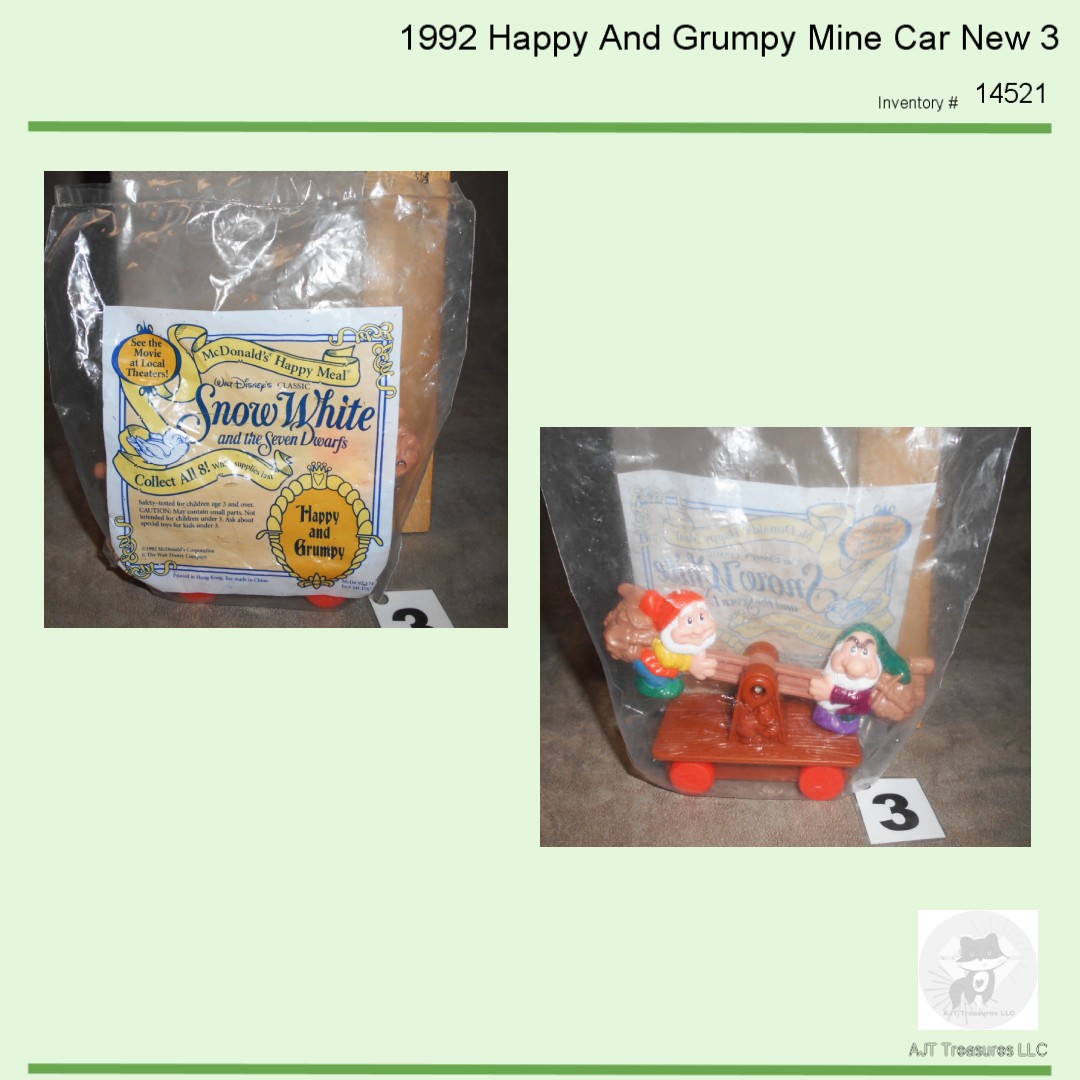 McDonald's 1992/2001 Disney Snow White Toys-Pick! - Picture 20 of 40