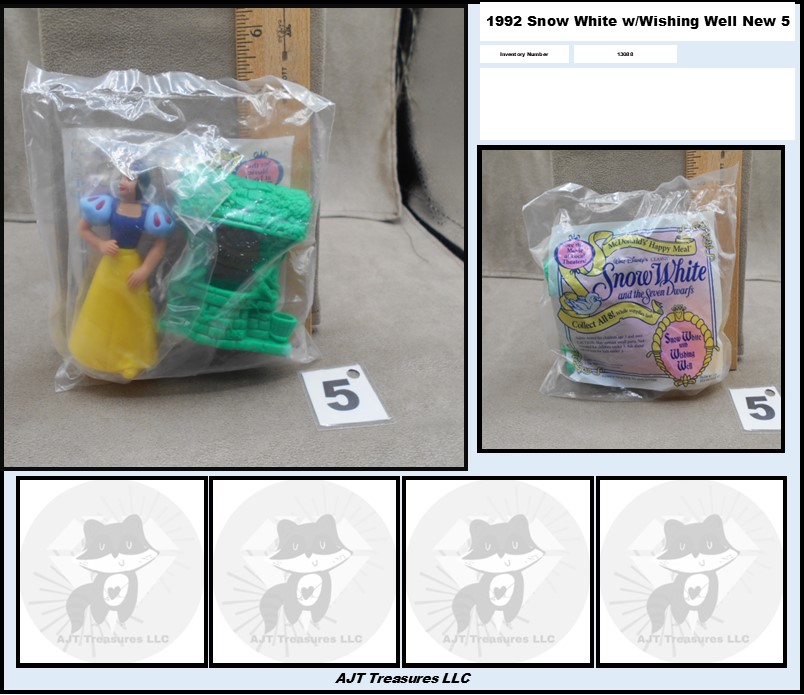 McDonald's 1992/2001 Disney Snow White Toys-Pick! - Picture 30 of 40