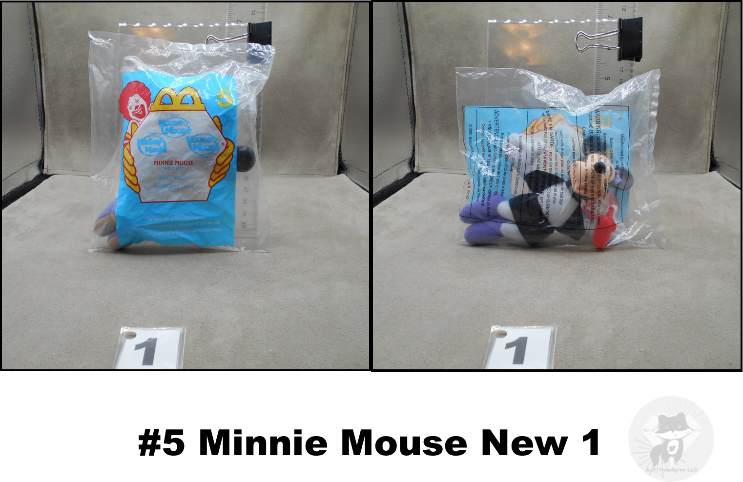 McDonald's 2001 Disney House of Mouse Plush Toys-Pick Your Favorite!