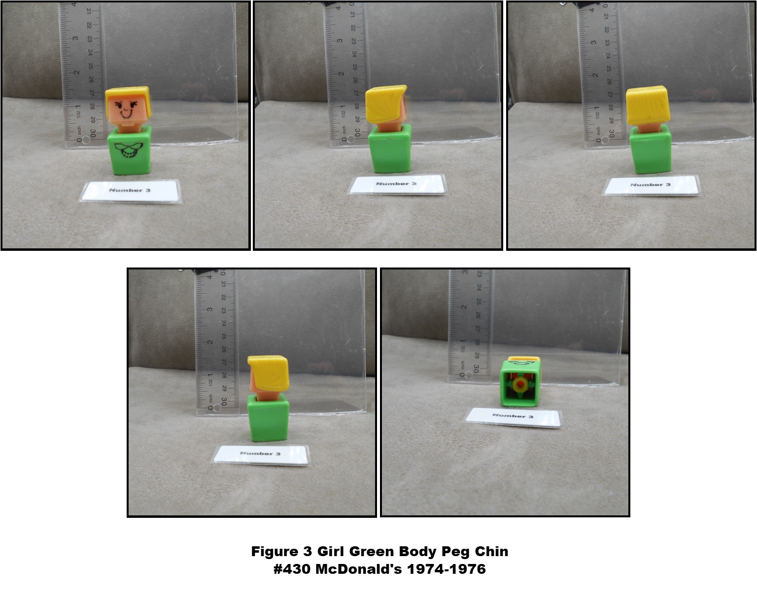 Playskool Vintage Play Friends & Familiar Places Blockhead Figures & Parts-Pick! - Picture 2 of 15