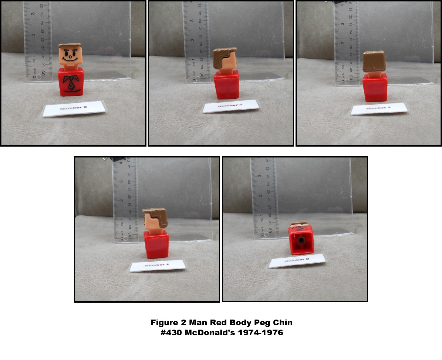 Playskool Vintage Play Friends & Familiar Places Blockhead Figures & Parts-Pick! - Picture 3 of 15