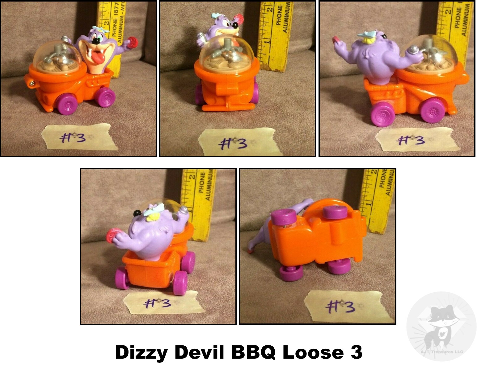 McDonald's 1992 Vintage Looney Tunes Tiny Toons Whacky Rollers-Pick Your Fav! - Picture 12 of 35