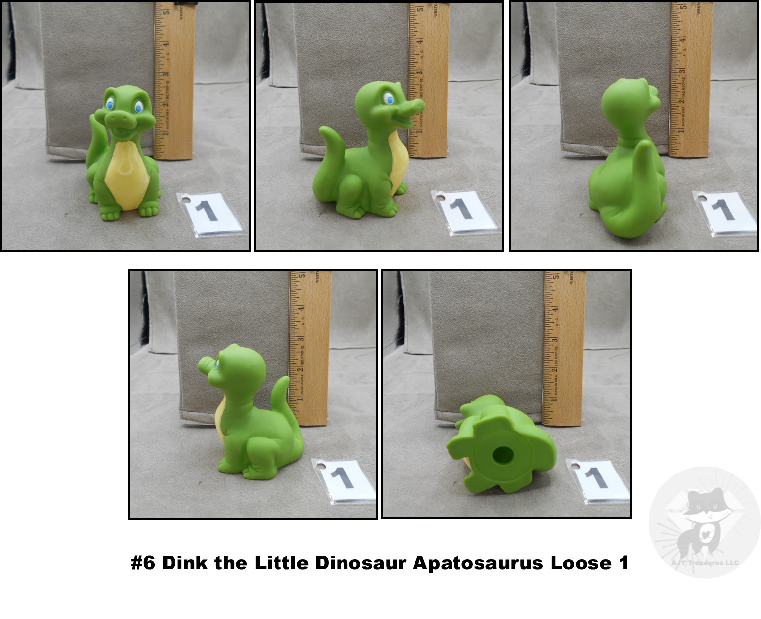 McDonald's 1990 Vintage Dink the Little Dinosaur Toys-Pick! - Picture 7 of 7