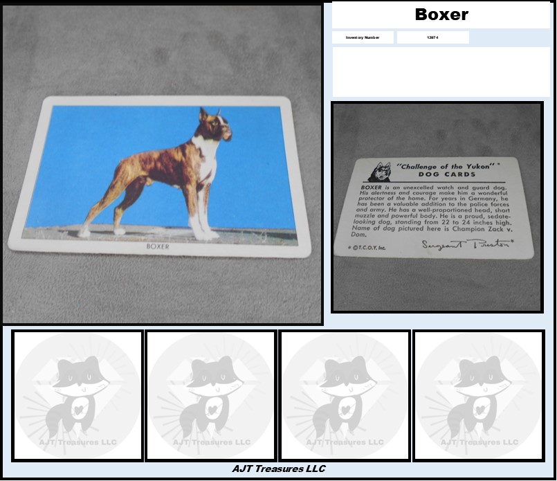 1950 Quaker Oats Challenge of the Yukon DOG Cards-Pick! - Picture 7 of 35