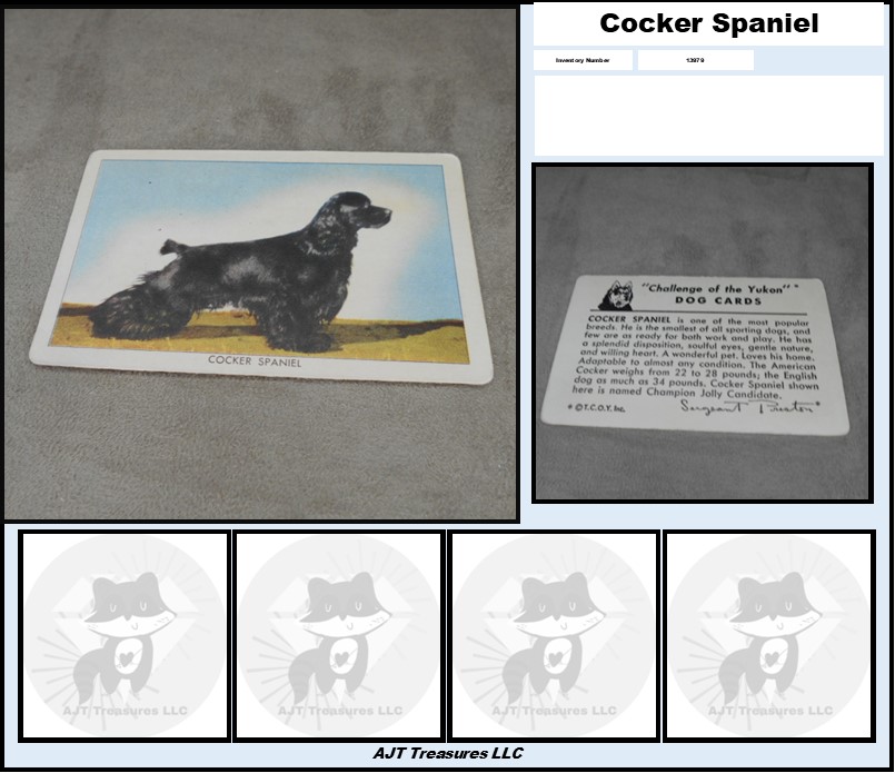 1950 Quaker Oats Challenge of the Yukon DOG Cards-Pick! - Picture 12 of 35
