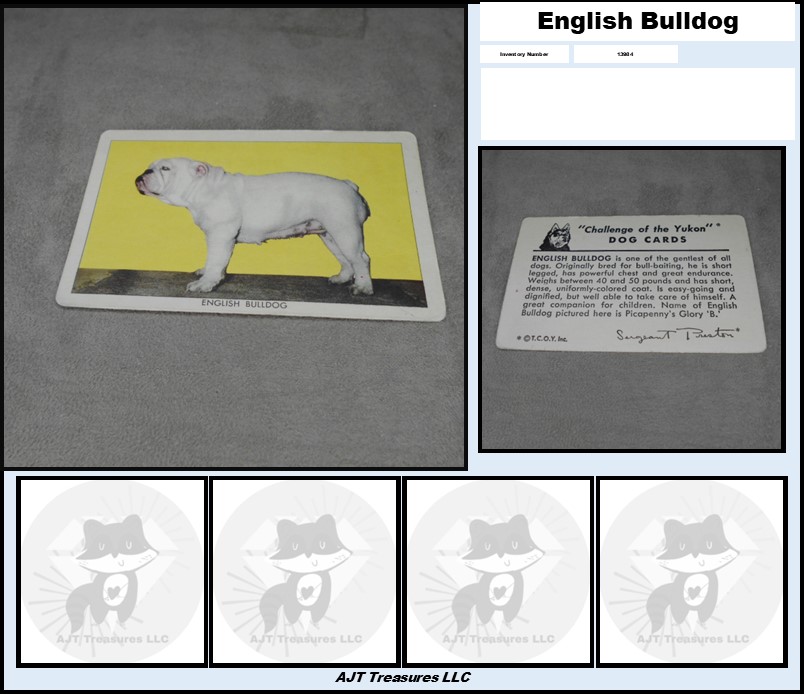 1950 Quaker Oats Challenge of the Yukon DOG Cards-Pick! - Picture 17 of 35