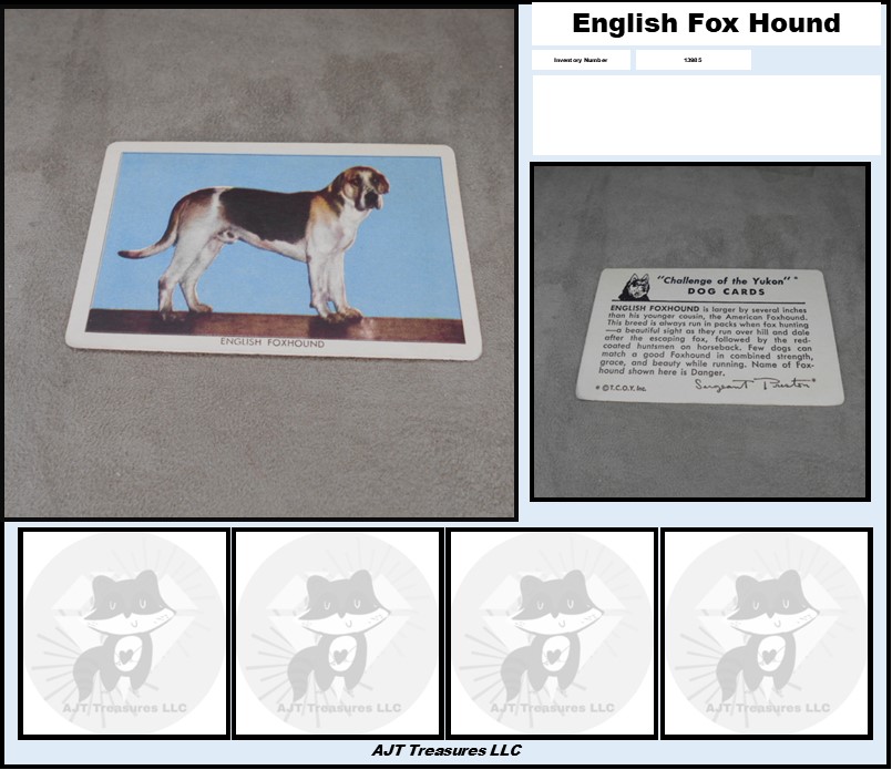 1950 Quaker Oats Challenge of the Yukon DOG Cards-Pick! - Picture 18 of 35