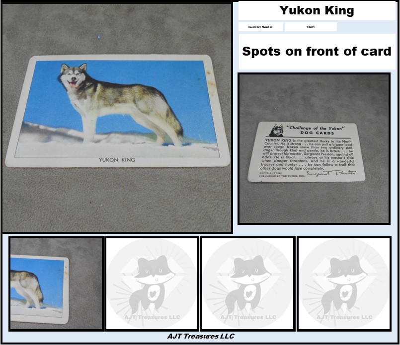 1950 Quaker Oats Challenge of the Yukon DOG Cards-Pick! - Picture 35 of 35