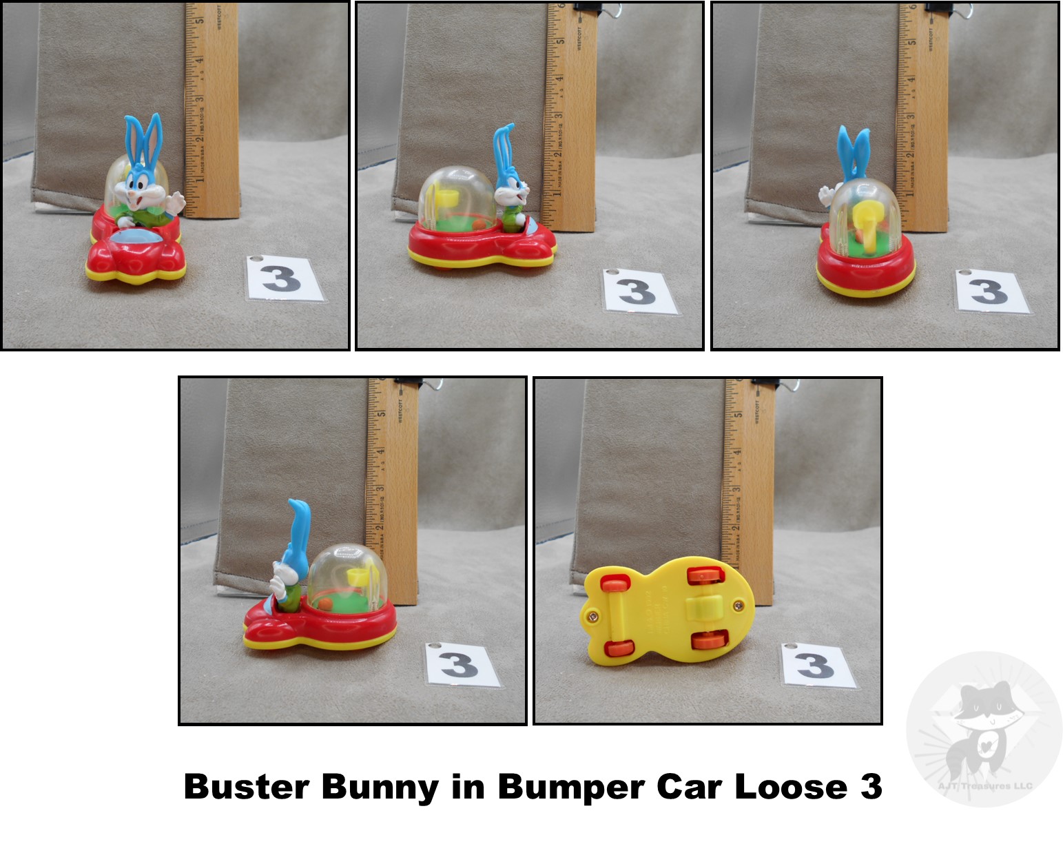 McDonald's 1992 Vintage Looney Tunes Tiny Toons Whacky Rollers-Pick Your Fav! - Picture 8 of 35